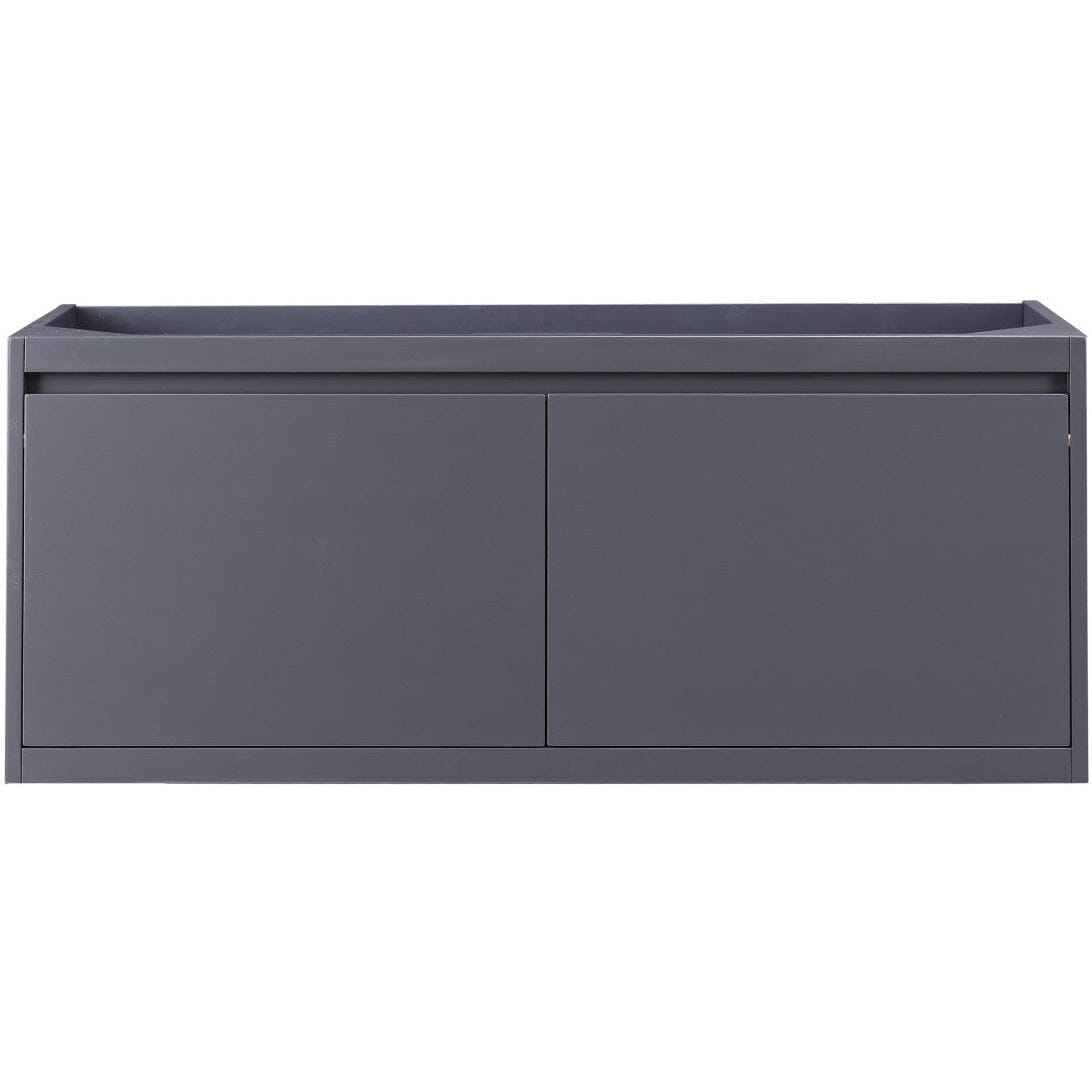 James Martin Milan 47.3" Single Vanity Vanity James Martin Modern Grey Glossy Cabinet Only 