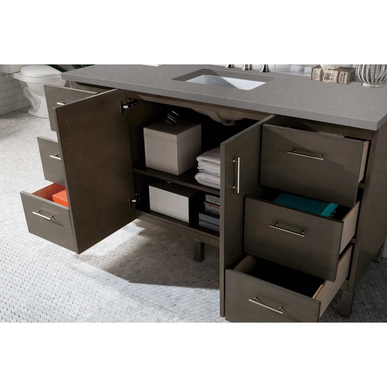 James Martin Metropolitan 60" Single Vanity Vanity James Martin 