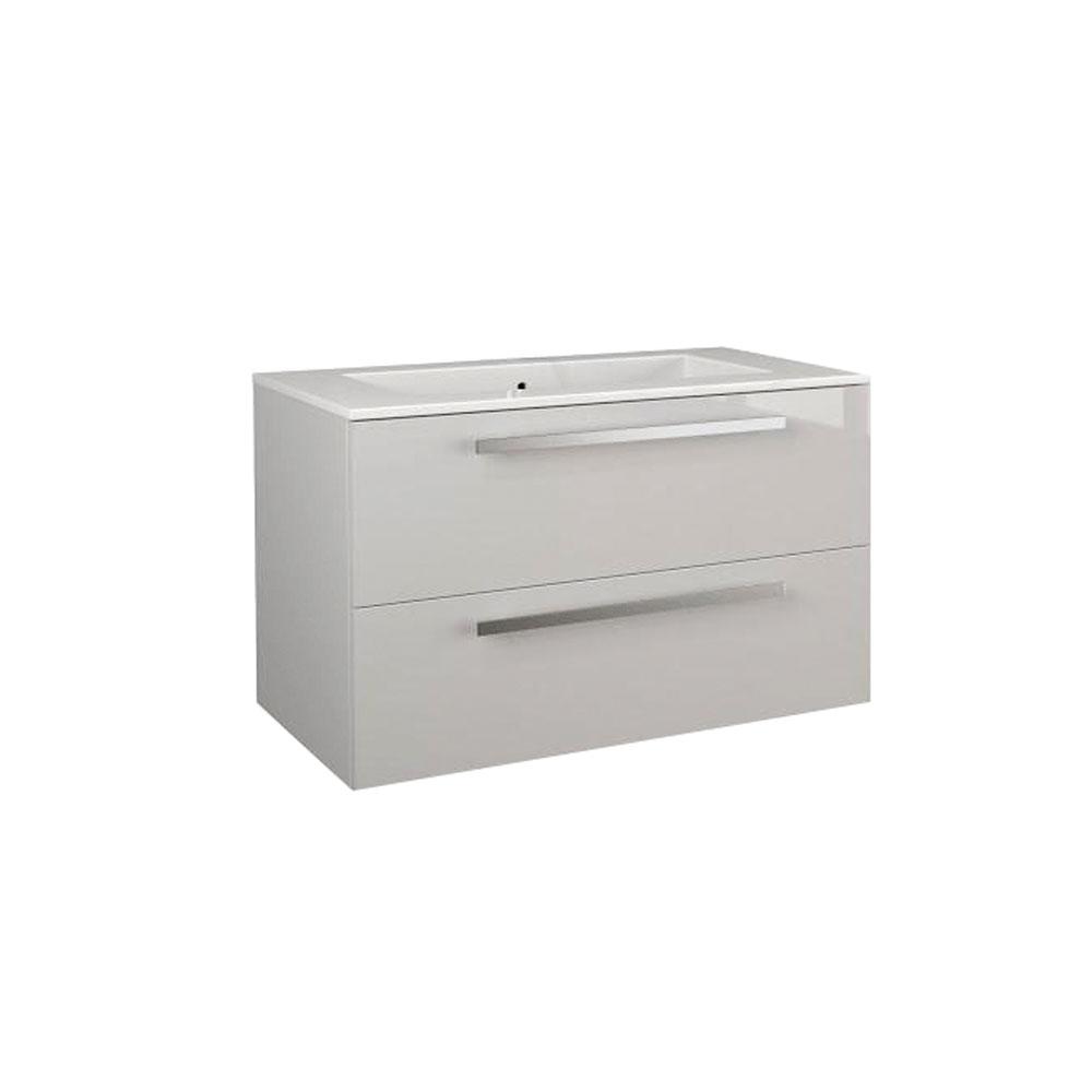 Latoscana Ambra 34" White Glossy Modern Bathroom Vanity Vanity Latoscana 