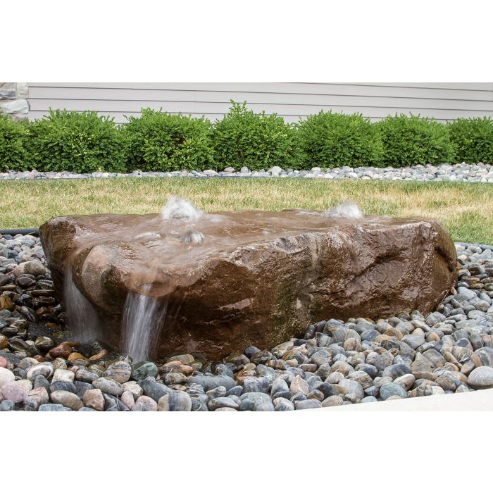 GFRC Bubbling Boulders LA3300K Manistique Falls Fountain Kit Fountain Blue Thumb 