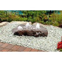 Thumbnail for GFRC Bubbling Boulders LA3300K Manistique Falls Fountain Kit Fountain Blue Thumb 