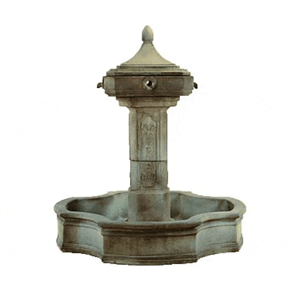 Marseille Pond Cast Stone Outdoor Fountain Fountain Tuscan 