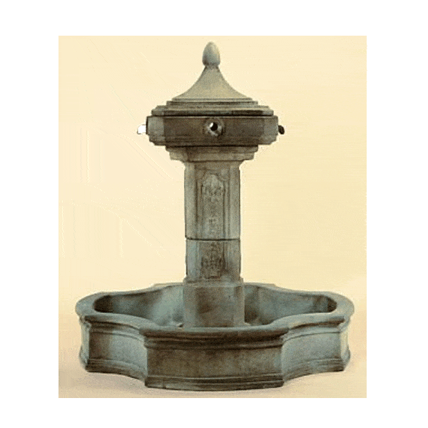Marseille Pond Cast Stone Outdoor Fountain Fountain Tuscan 