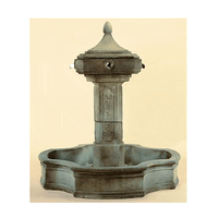 Thumbnail for Marseille Pond Cast Stone Outdoor Fountain Fountain Tuscan 