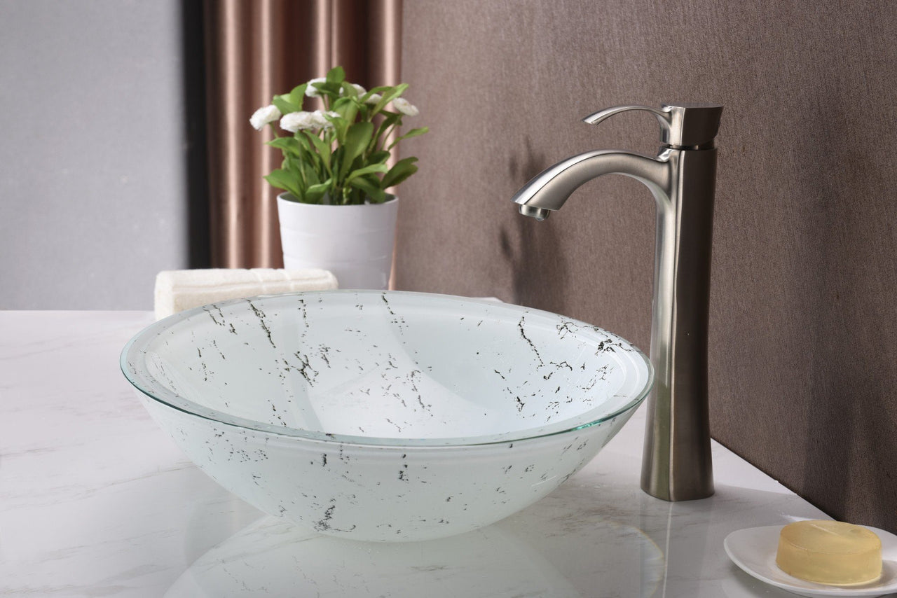 ANZZI Marbela Series LS-AZ178 Vessel Sink - Glass Bathroom Sink ANZZI 