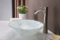 Thumbnail for ANZZI Marbela Series LS-AZ178 Vessel Sink - Glass Bathroom Sink ANZZI 