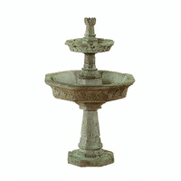 Thumbnail for Medioevo Two Tier Cast Stone Outdoor Fountain Fountain Tuscan 