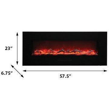 Amantii Classic overlay only for WM-BI-48-5823 or WM-FM-48-5823 Electric Fireplace Amantii 