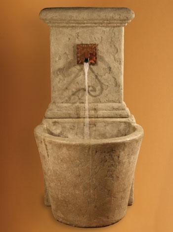French Wall Fountain Fountain Fiore Stone 