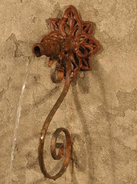 Thumbnail for French Wall Fountain with Star Spout Fountain Fiore Stone 