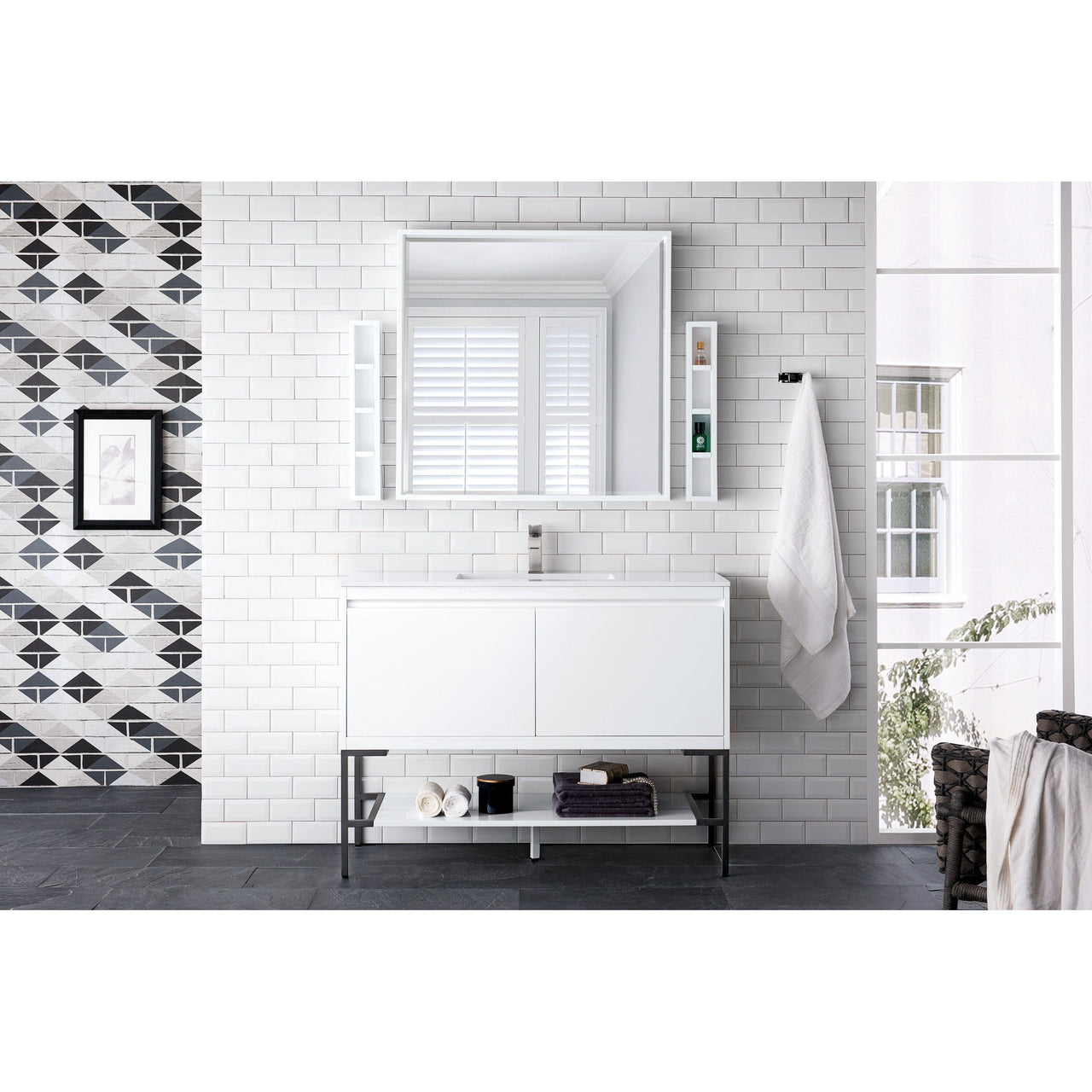 James Martin Milan 47.3" Single Vanity Vanity James Martin 