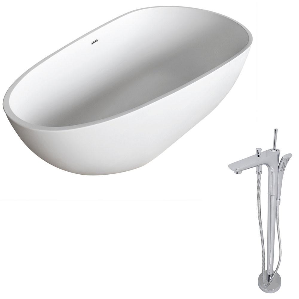 ANZZI Fiume FT502-0029 FreeStanding Bathtub FreeStanding Bathtub ANZZI 
