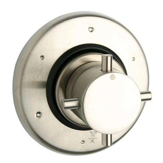 Latoscana Water Harmony 3 way diverter in a Brushed Nickel finish bathroom fixture hardware parts Latoscana 