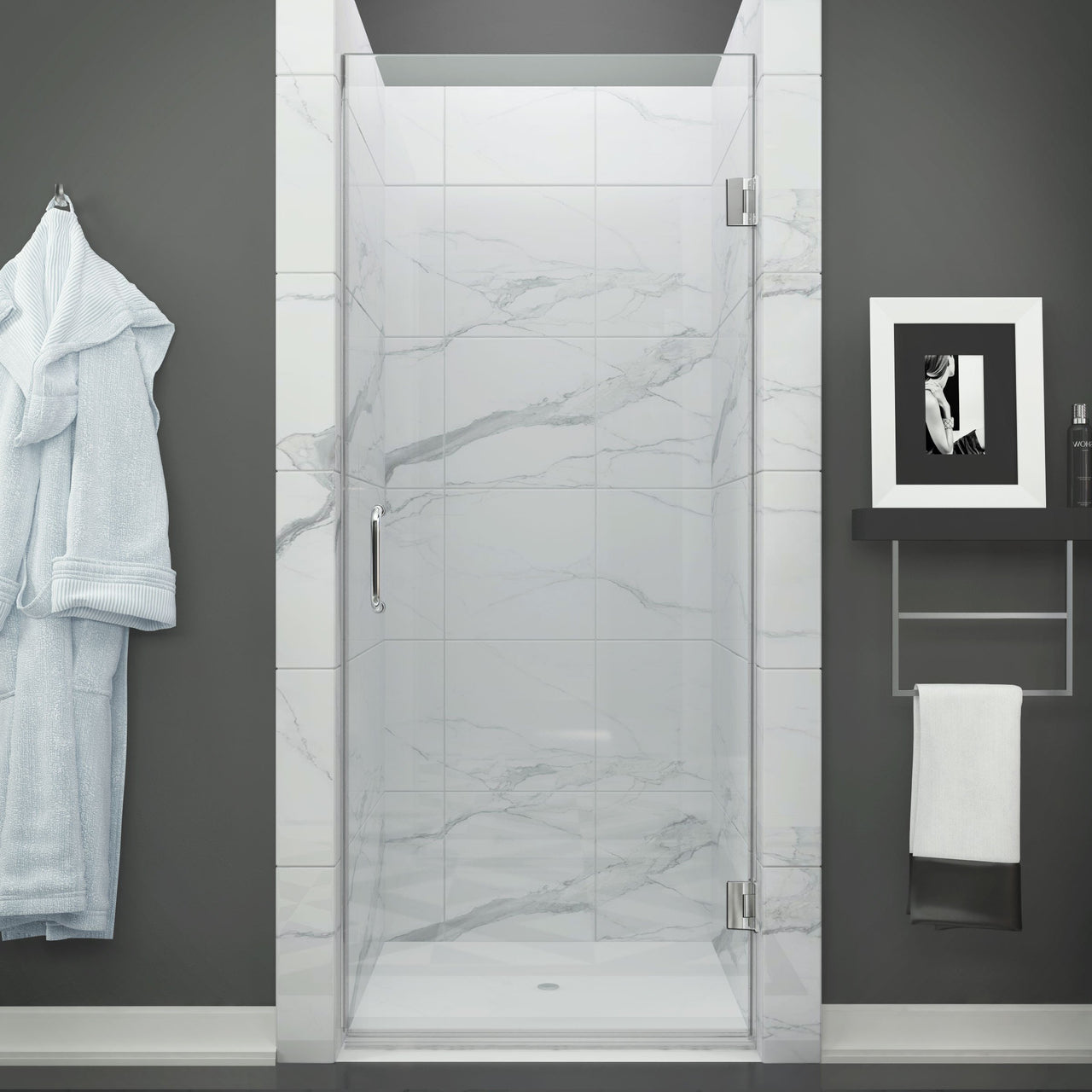 ANZZI FELLOW Series SD-AZ09-01CH Shower Doors Shower Doors ANZZI 