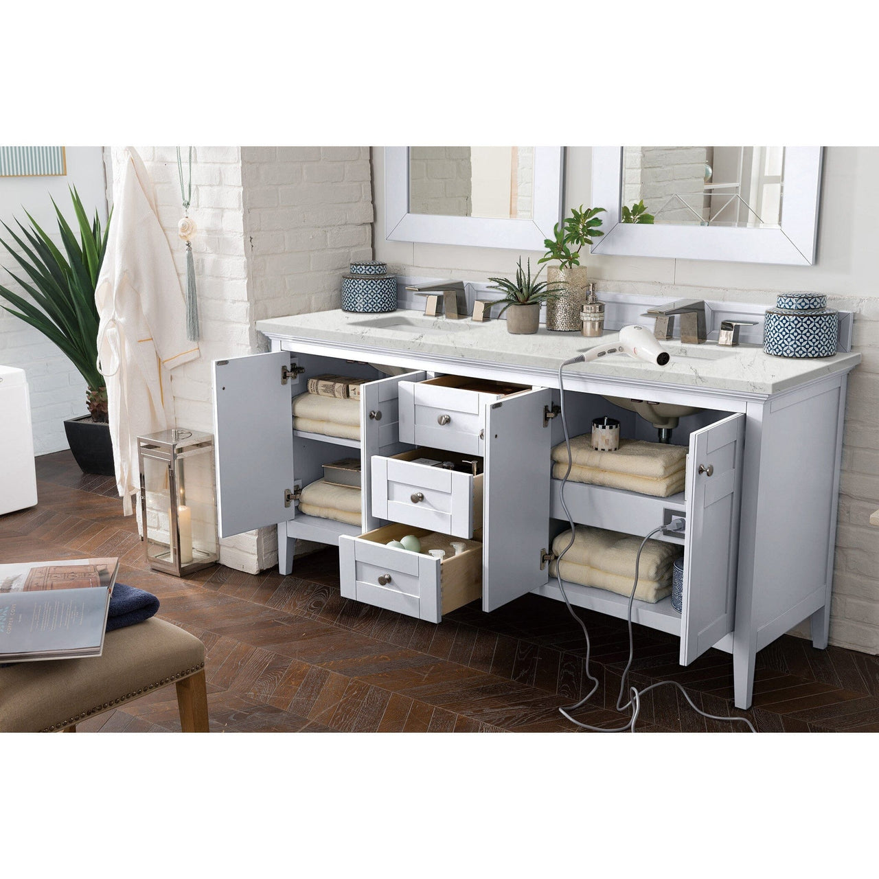 James Martin Palisades 72" Double Vanity Vanity James Martin 
