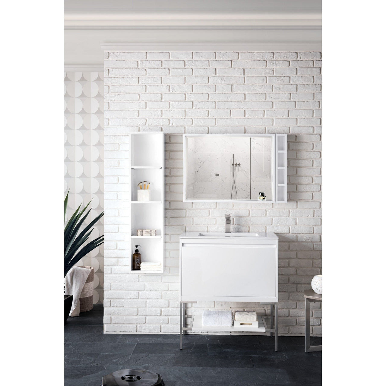 James Martin Milan 31.5" Single Vanity with Base Vanity James Martin 
