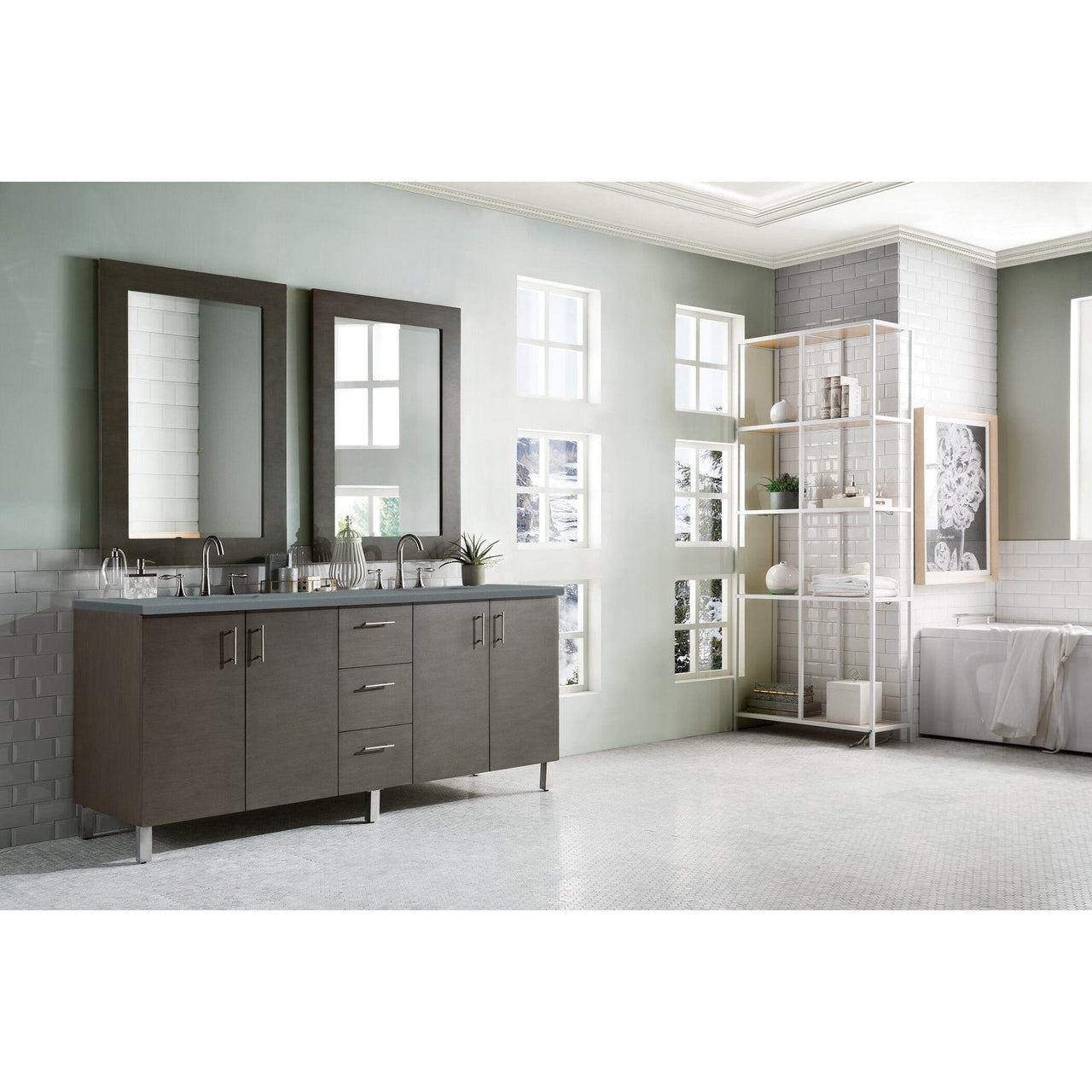 James Martin Metropolitan 72" Double Vanity Vanity James Martin 