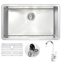 Thumbnail for ANZZI VANGUARD Series KAZ3018-035 Kitchen Sink Kitchen Sink ANZZI 