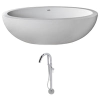 Thumbnail for ANZZI Lusso FT504-0025 FreeStanding Bathtub FreeStanding Bathtub ANZZI 