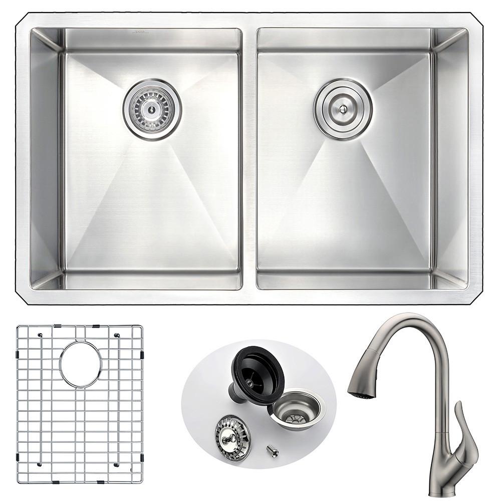 ANZZI VANGUARD Series K32192A-031B Kitchen Sink Kitchen Sink ANZZI 