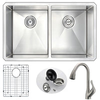 Thumbnail for ANZZI VANGUARD Series K32192A-031B Kitchen Sink Kitchen Sink ANZZI 