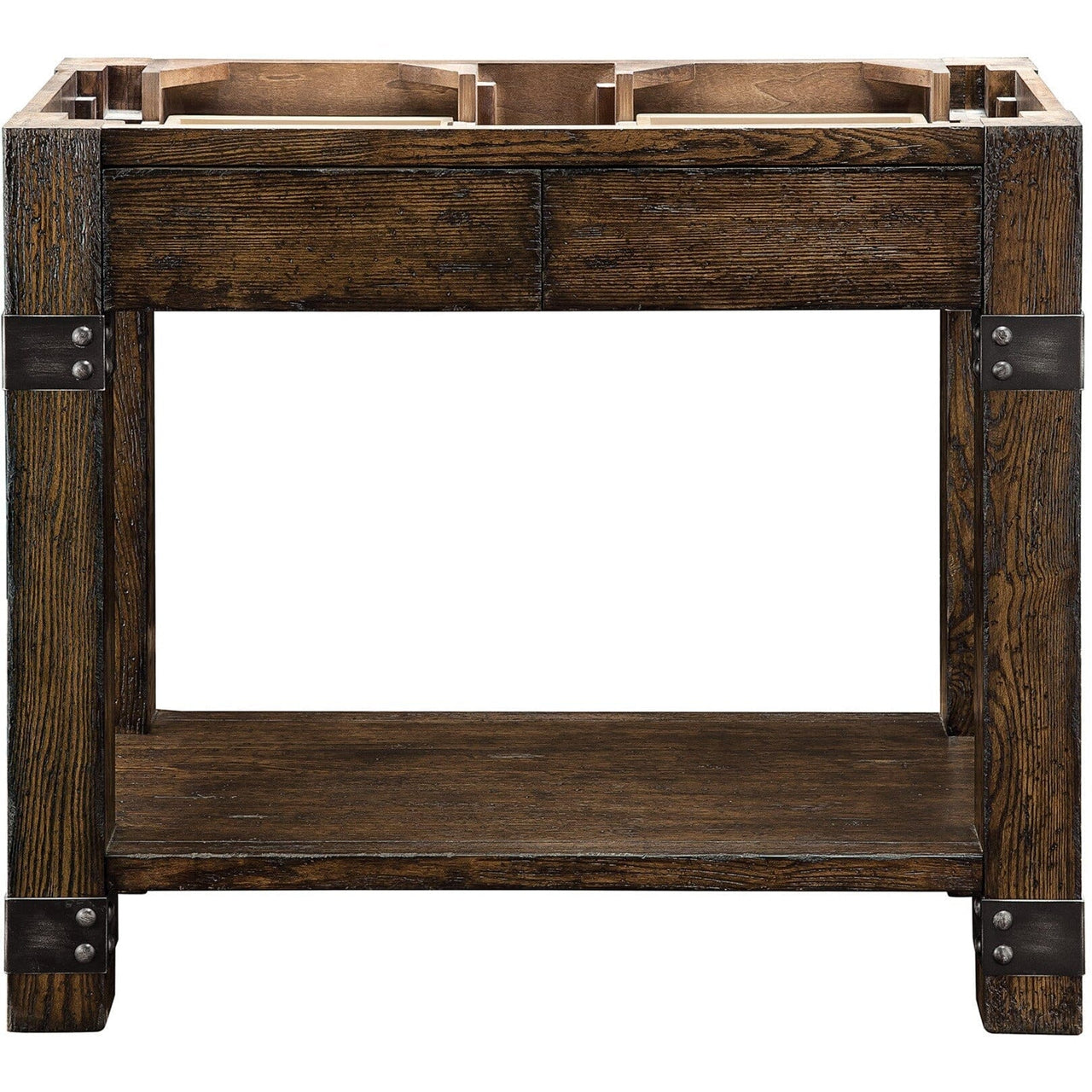 James Martin Brooklyn 39.5" Wooden Sink Console Console James Martin Rustic Ash Console Only 