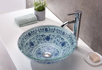 Thumbnail for ANZZI Cadence Series LS-AZ176 Vessel Sink - Glass Bathroom Sink ANZZI 