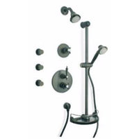 Thumbnail for Latoscana Ornellaia Option 7 Thermostatic Valve In A Tuscan Bronze Finish bathtub and showerhead faucet systems Latoscana 