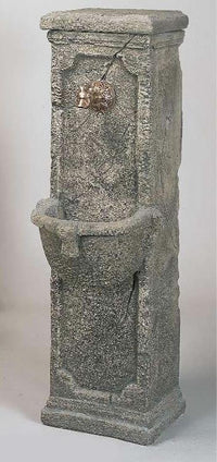 Thumbnail for Ponte Latina Cast Stone Outdoor Garden Fountain With Spout Fountain Tuscan 