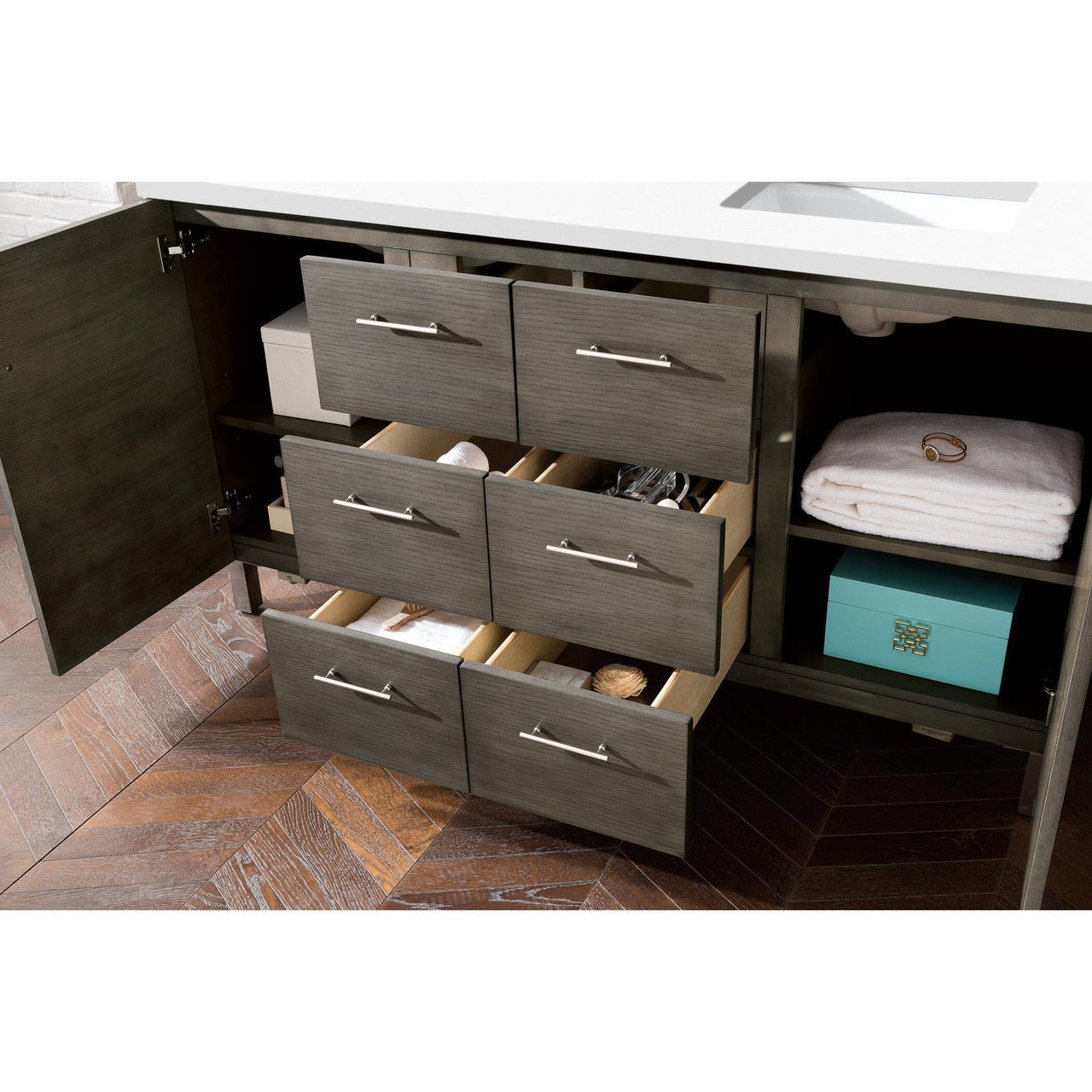 James Martin Metropolitan 60" Double Vanity Vanity James Martin 