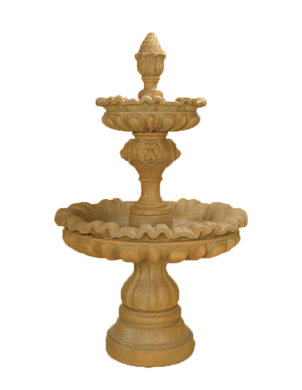 Venezia Two Tier Cast Stone Outdoor Fountain Fountain Tuscan 