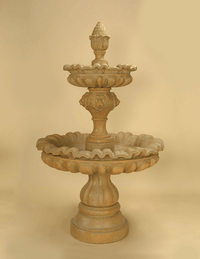 Thumbnail for Venezia Two Tier Cast Stone Outdoor Fountain Fountain Tuscan 