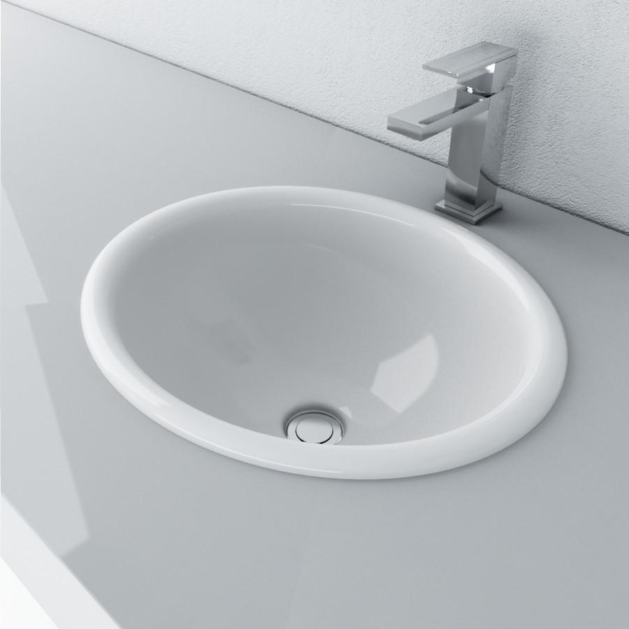 Cantrio Vitreous China overmount sink Ceramic Series Cantrio 