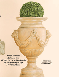 Thumbnail for Palazzo Antinori Urn Cast Stone Outdoor Garden Planter Planter Tuscan 