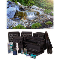 Thumbnail for Elite Medium 22″ Cascading Falls Kit Pond-less Waterfalls Blue Thumb 