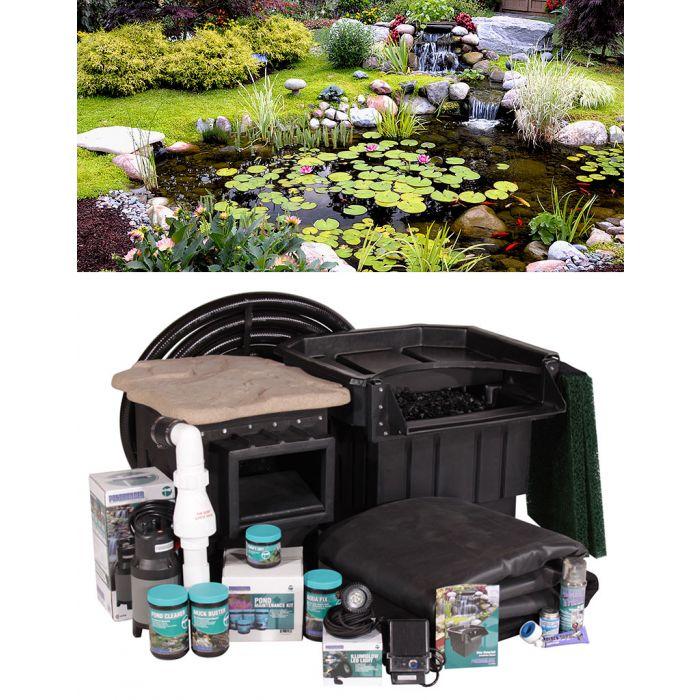 Pond Kits PBEPBPKgrp Blue Thumb Elite Pond Kit Vase Fountain Blue Thumb 