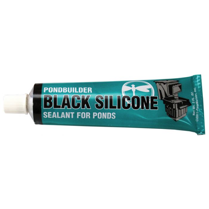 Plumbing & Tubing PB1427 - 3oz Black Silicone - Tube Garden - Fish Ponds Blue Thumb 