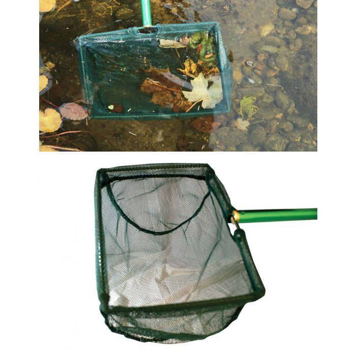 Pond Maintenance PB1465 8″ x 6″ Debris Net with 18″ Handle Garden - Fish Ponds Blue Thumb 
