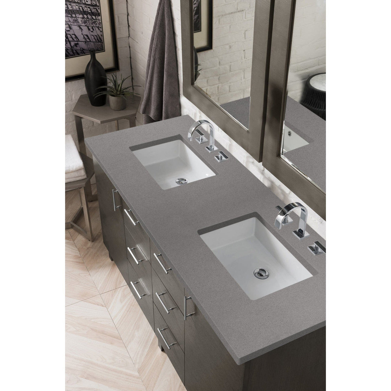 James Martin Metropolitan 60" Double Vanity Vanity James Martin 