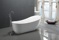 Thumbnail for ANZZI Talyah Series 5.92 ft. Freestanding Bathtub in White FreeStanding Bathtub ANZZI 