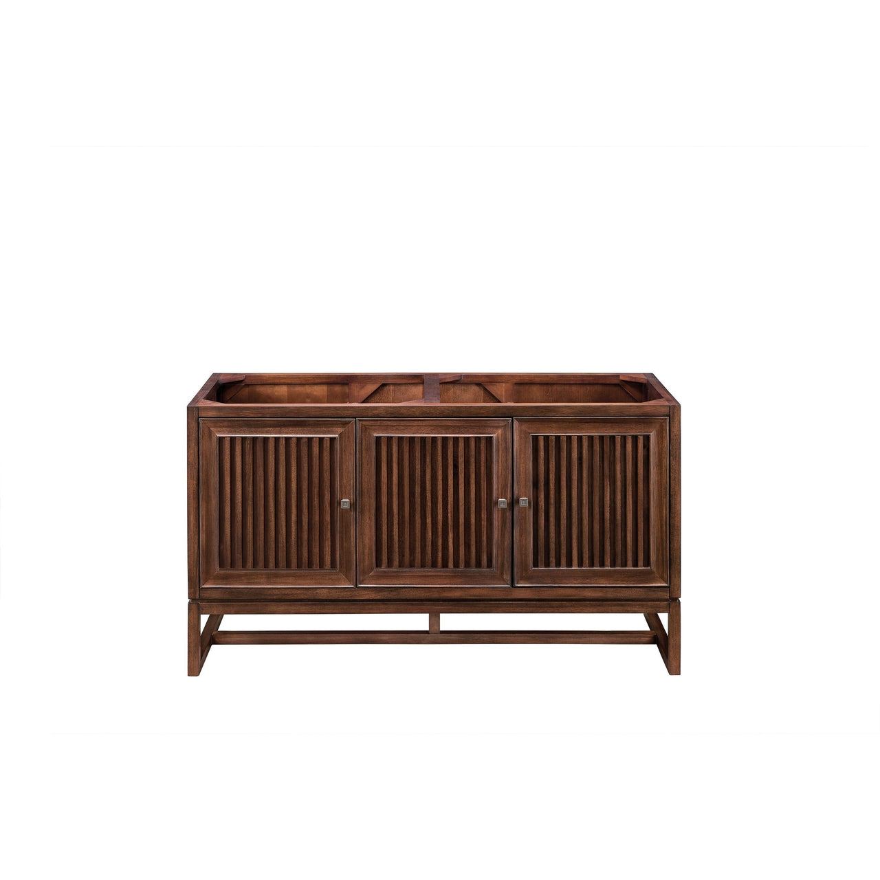 James Martin Athens 60" Double Vanity Vanity James Martin Mid Century Acacia Cabinet Only 