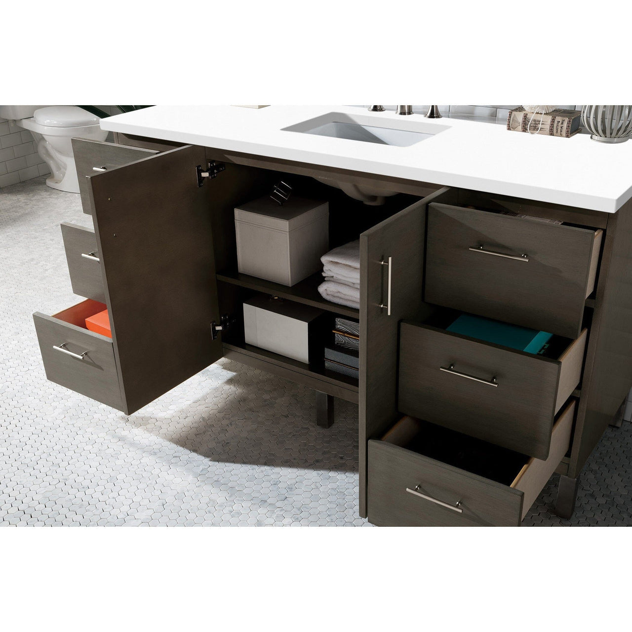 James Martin Metropolitan 60" Single Vanity Vanity James Martin 