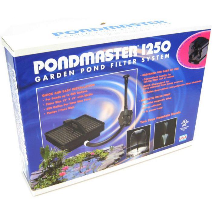 Filtration D2212 PondMaster 1250 Fountain - Filter Kit Garden - Fish Ponds Blue Thumb 