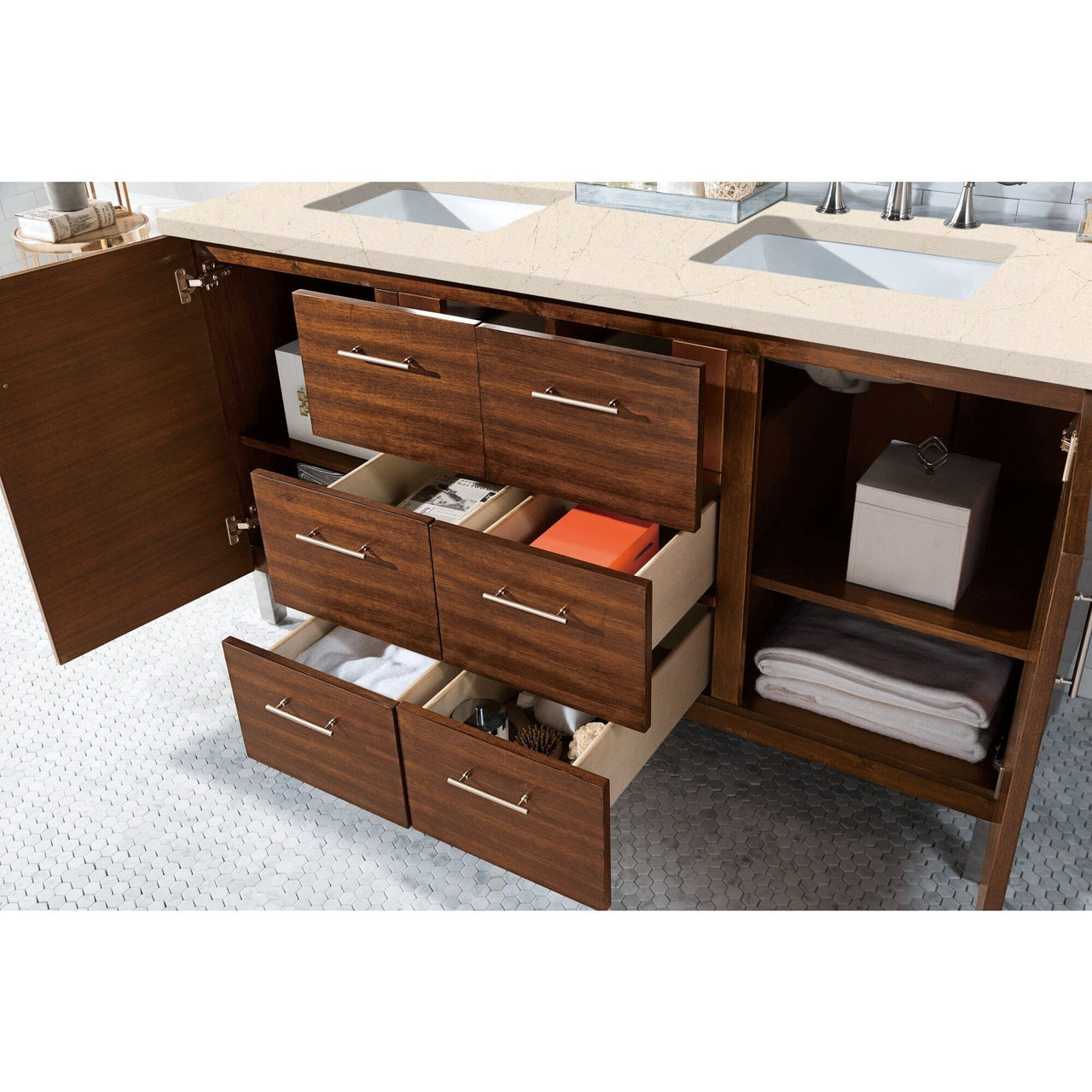 James Martin Metropolitan 60" Double Vanity Vanity James Martin 