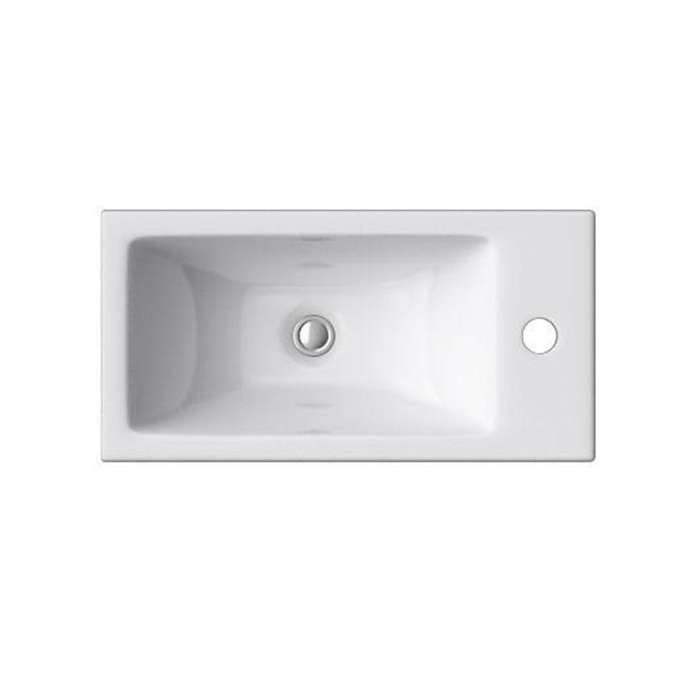 Cantrio PS-020 Vitreous China Countertop Sink Bathroom Sink Cantrio 