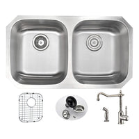 Thumbnail for ANZZI MOORE Series KAZ3218-108 Kitchen Sink Kitchen Sink ANZZI 