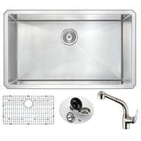 Thumbnail for ANZZI VANGUARD Series KAZ3219-095 Kitchen Sink Kitchen Sink ANZZI 