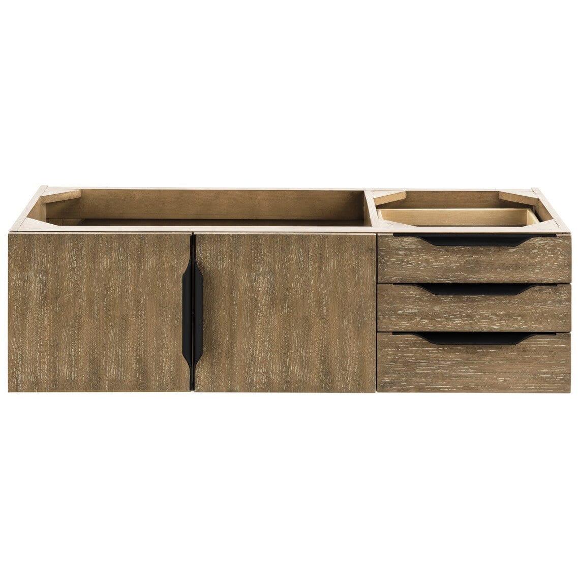 James Martin Mercer Island 48" Single Vanity Vanity James Martin Latte Oak - Matte Black Cabinet Only 