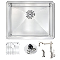 Thumbnail for ANZZI VANGUARD Series KAZ2318-108 Kitchen Sink Kitchen Sink ANZZI 