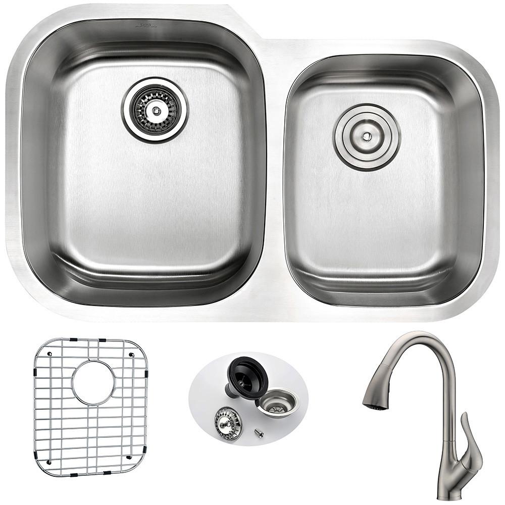 ANZZI MOORE Series KAZ3220-031B Kitchen Sink Kitchen Sink ANZZI 